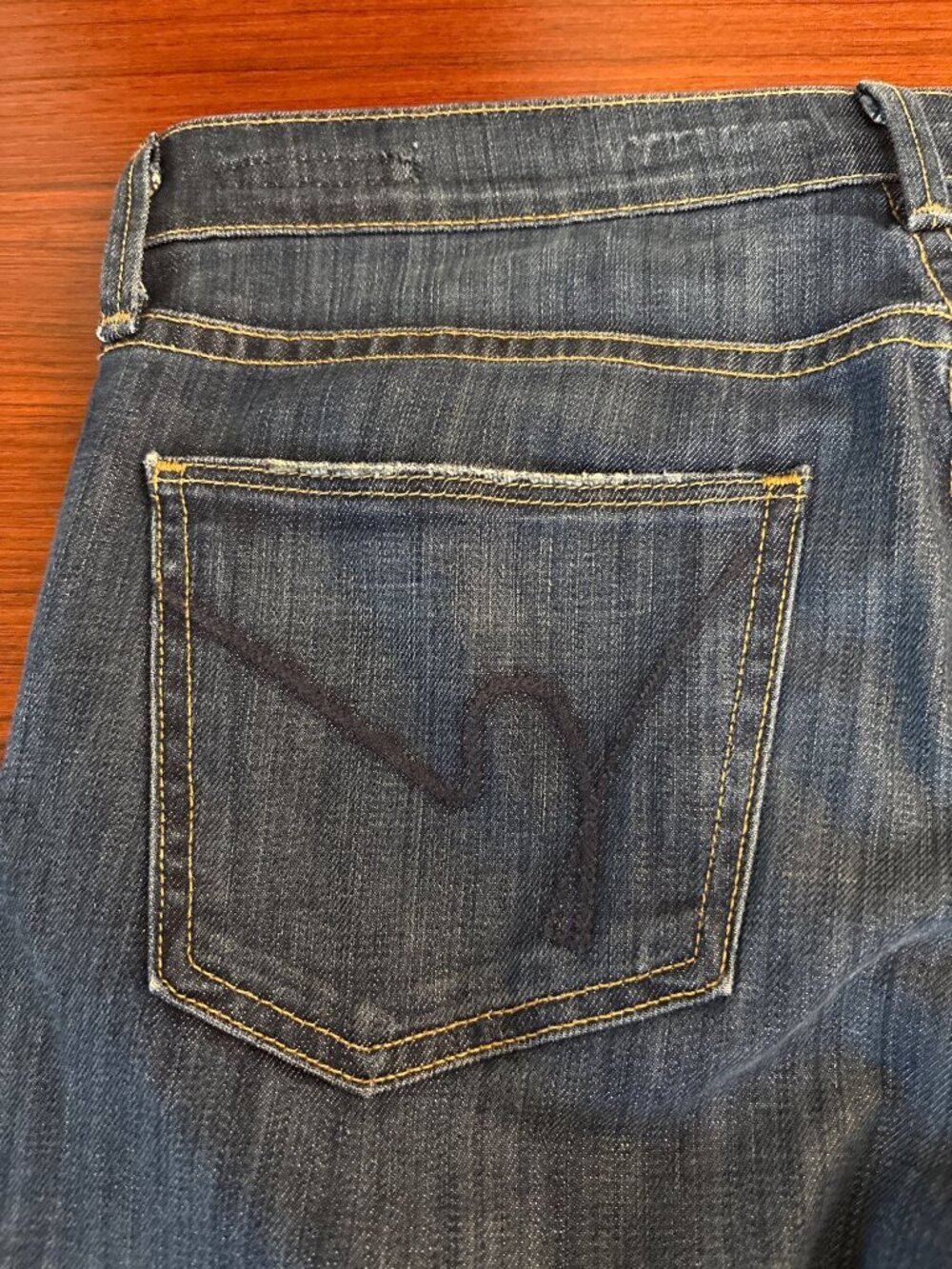 Citizens of Humanity Kelly Bootcut Jeans Womens 27 Dark Wash Low Rise - Picture 6 of 12